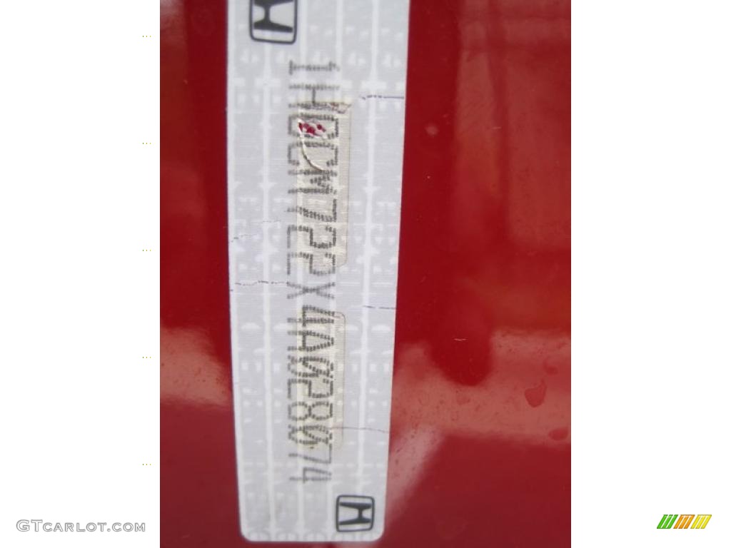 2004 Accord LX Coupe - San Marino Red Pearl / Ivory photo #20