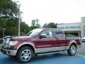 2010 Royal Red Metallic Ford F150 Lariat SuperCrew  photo #1