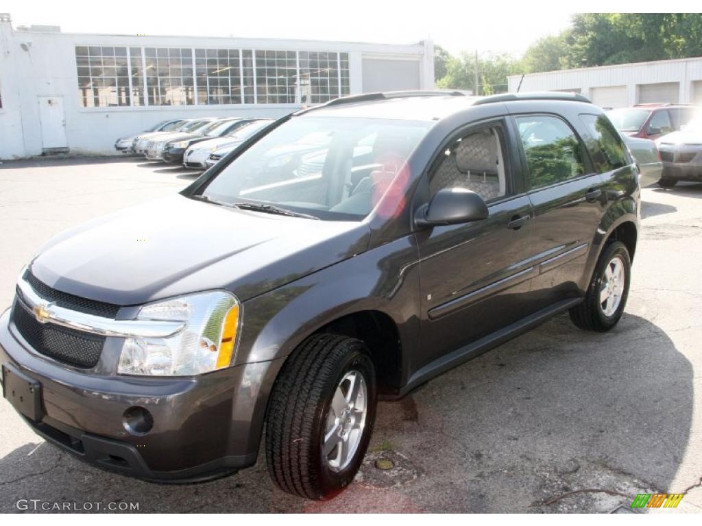 2007 Equinox LS AWD - Granite Gray Metallic / Light Gray photo #1