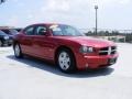 2006 Inferno Red Crystal Pearl Dodge Charger SXT  photo #3