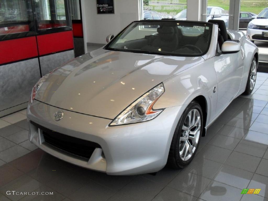 2010 370Z Touring Roadster - Brilliant Silver / Black Leather photo #1