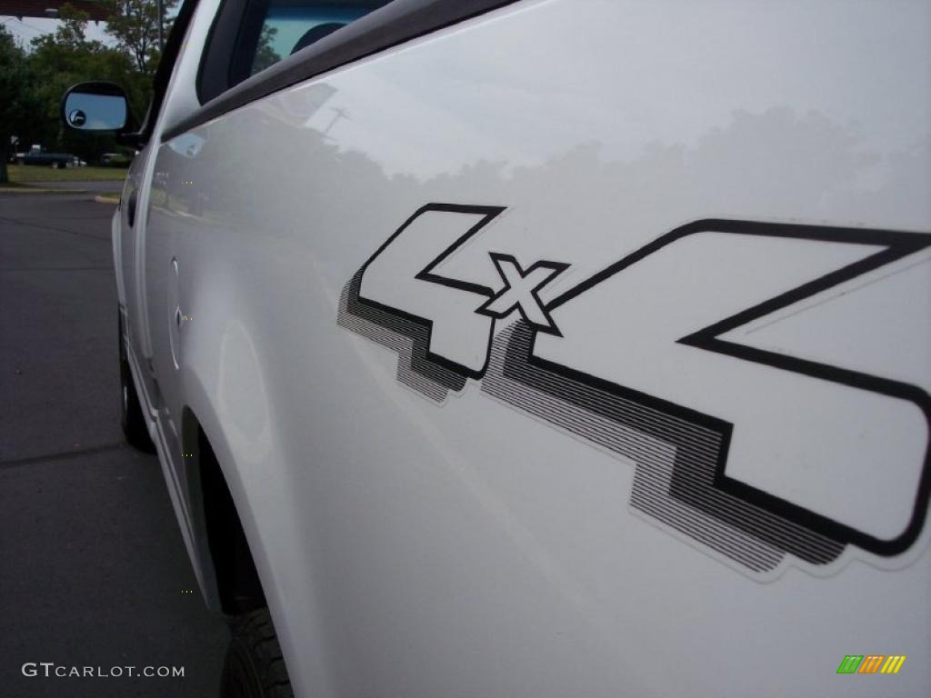 2004 F150 XLT Heritage Regular Cab 4x4 - Oxford White / Medium Graphite photo #27