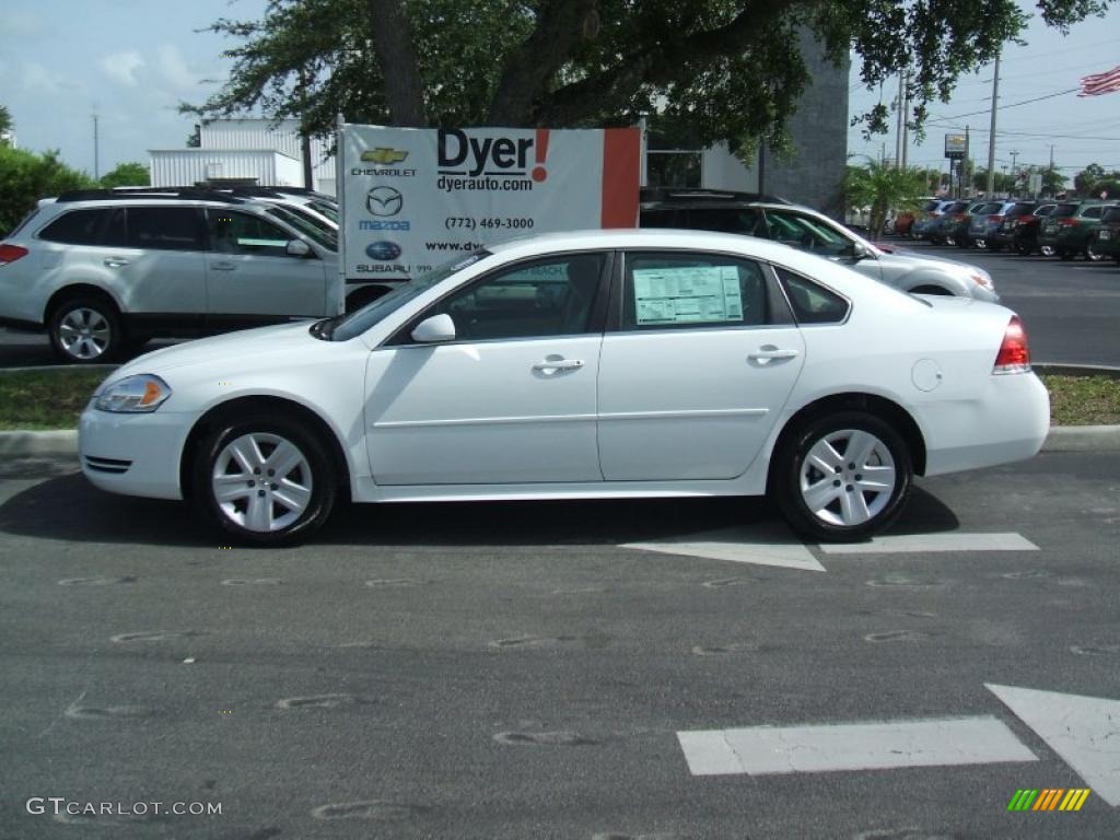 2011 Impala LS - Summit White / Neutral photo #3