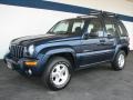 2003 Patriot Blue Pearl Jeep Liberty Limited 4x4  photo #1