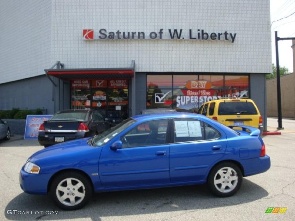 2006 Sentra 1.8 S Special Edition - Sapphire Blue Metallic / Charcoal photo #1
