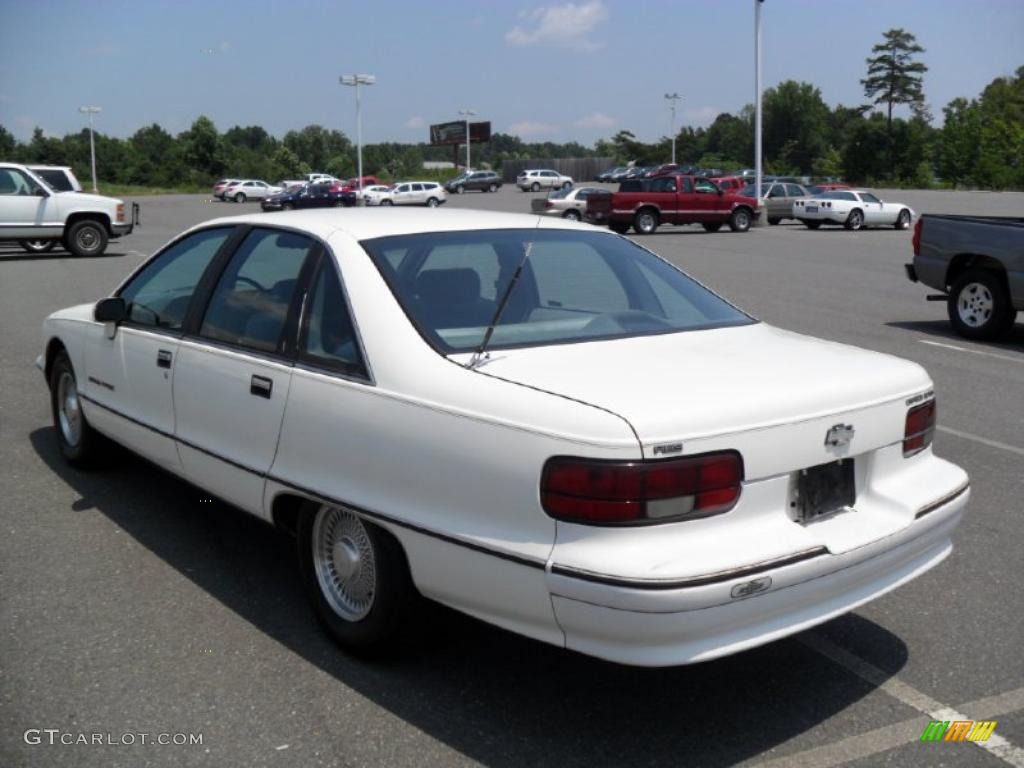 1991 Caprice Classic Sedan - White / Gray photo #2