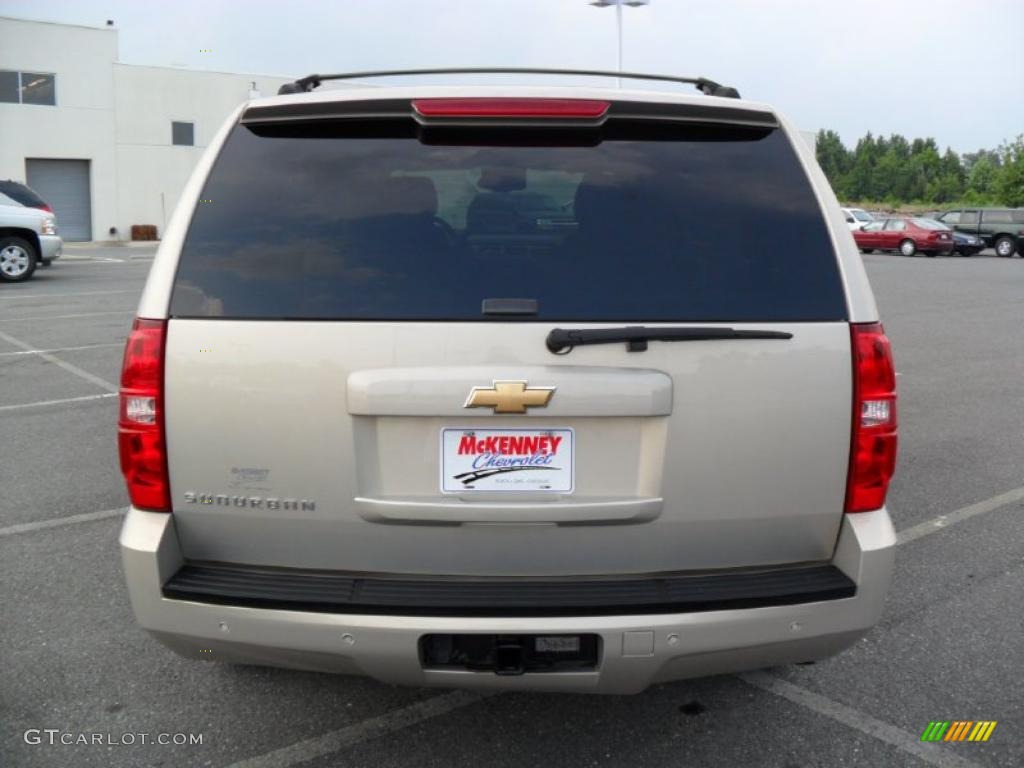 2007 Suburban 1500 LTZ 4x4 - Gold Mist Metallic / Light Cashmere/Ebony photo #4