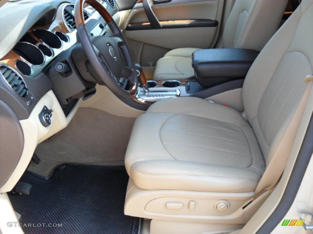 2008 Enclave CXL - Gold Mist Metallic / Cashmere/Cocoa photo #7