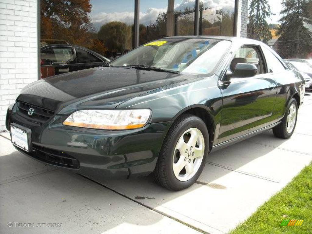 1999 Accord EX V6 Coupe - Dark Emerald Pearl / Ivory photo #1