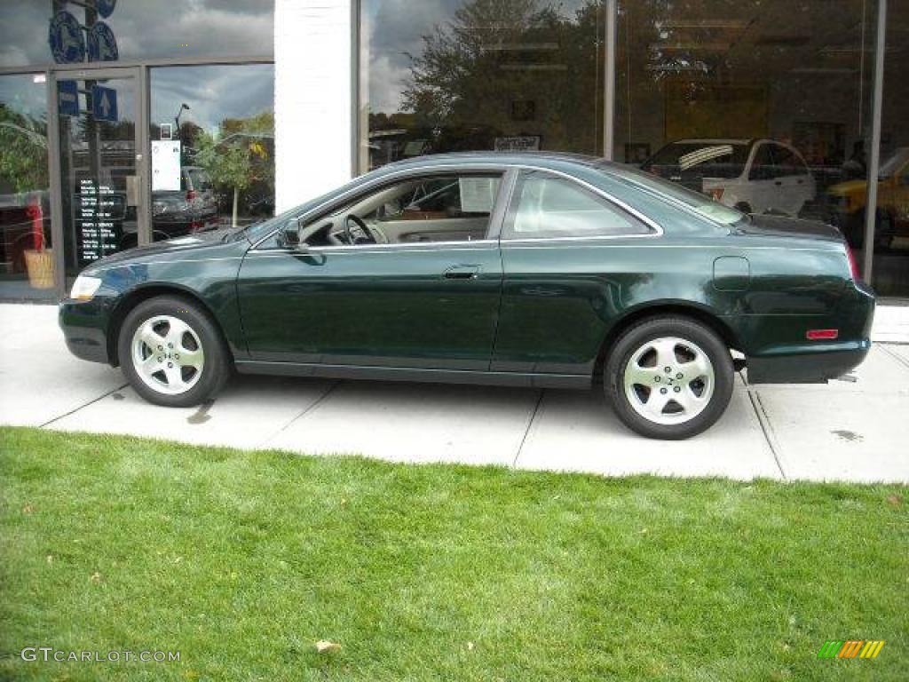 1999 Accord EX V6 Coupe - Dark Emerald Pearl / Ivory photo #3