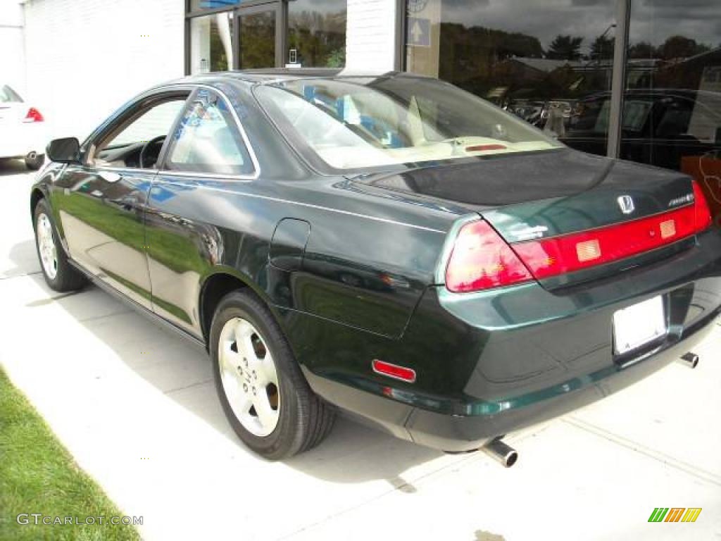 1999 Accord EX V6 Coupe - Dark Emerald Pearl / Ivory photo #6