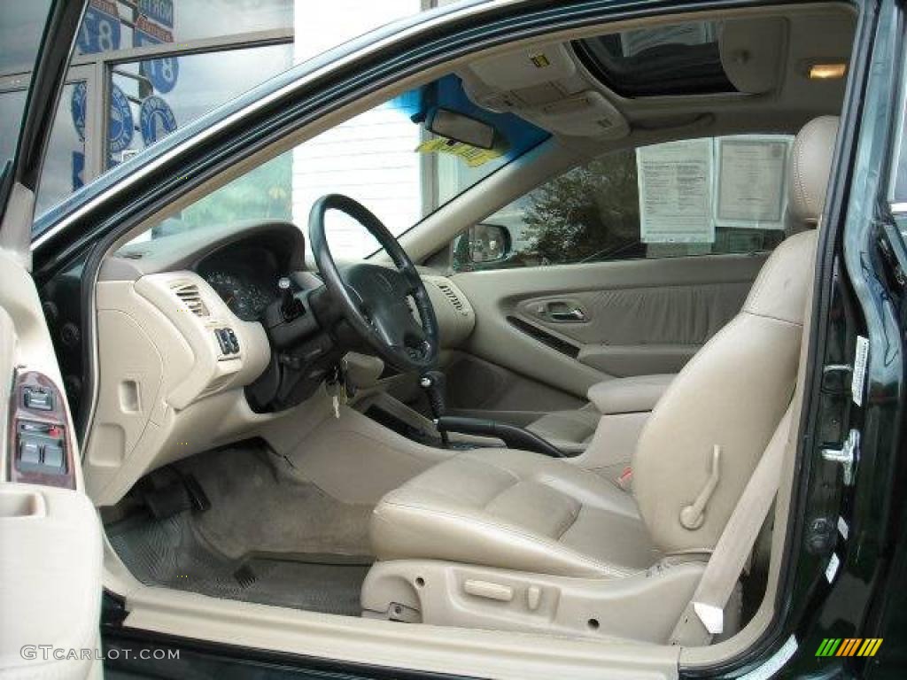 1999 Accord EX V6 Coupe - Dark Emerald Pearl / Ivory photo #10