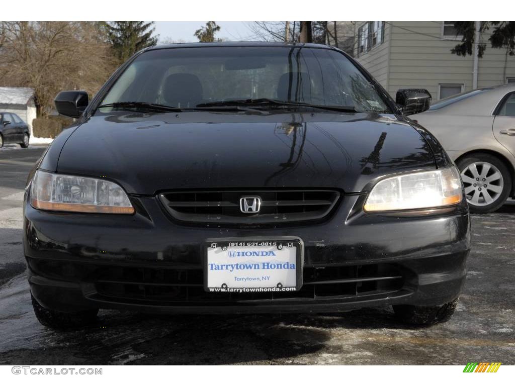2000 Accord EX V6 Coupe - Nighthawk Black Pearl / Charcoal photo #2