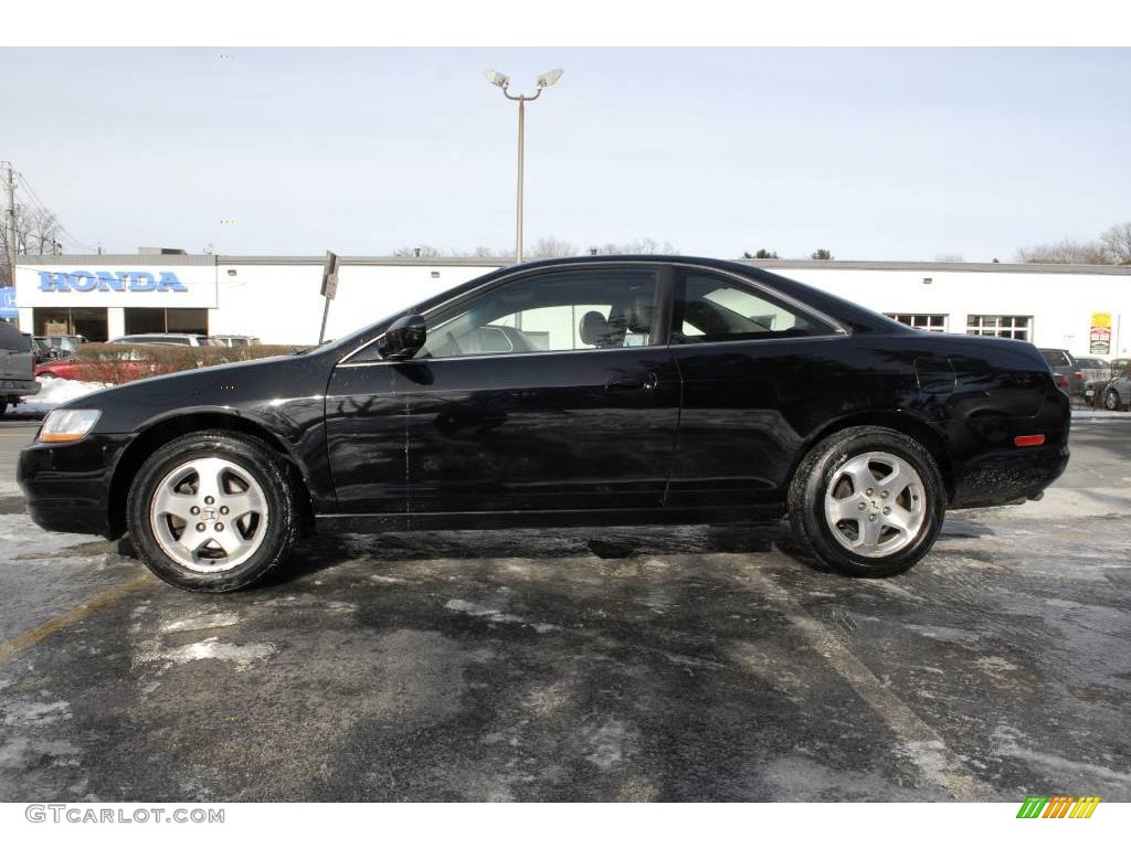 2000 Accord EX V6 Coupe - Nighthawk Black Pearl / Charcoal photo #3
