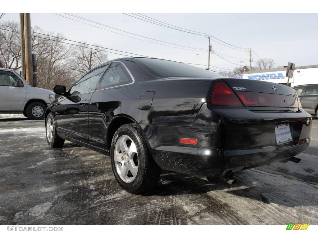 2000 Accord EX V6 Coupe - Nighthawk Black Pearl / Charcoal photo #4