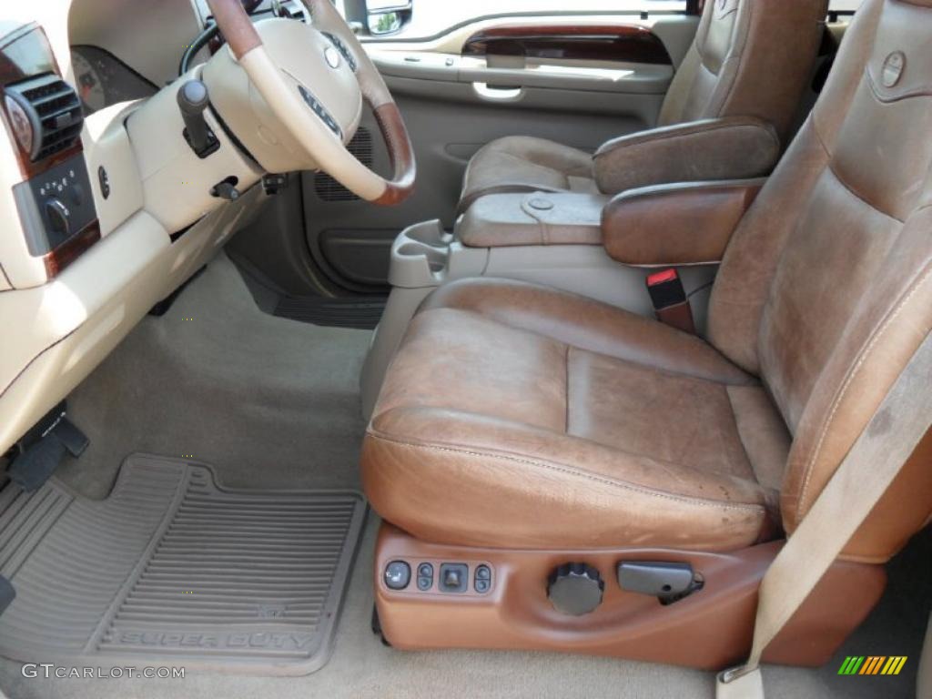 2007 F350 Super Duty King Ranch Crew Cab 4x4 Dually - Dark Copper Metallic / Castano Brown Leather photo #7