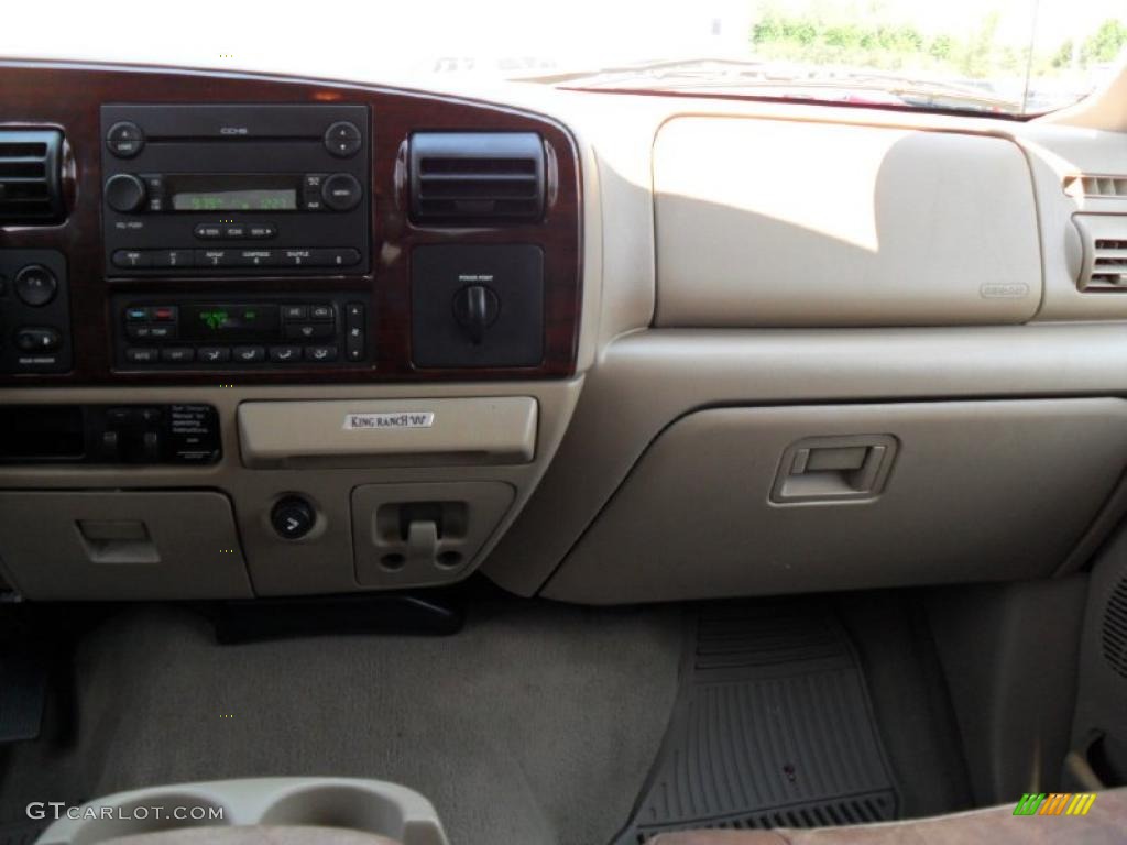 2007 F350 Super Duty King Ranch Crew Cab 4x4 Dually - Dark Copper Metallic / Castano Brown Leather photo #15