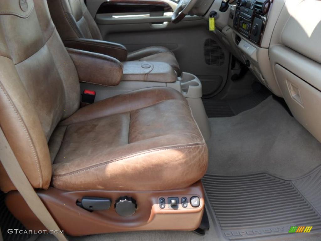 2007 F350 Super Duty King Ranch Crew Cab 4x4 Dually - Dark Copper Metallic / Castano Brown Leather photo #18