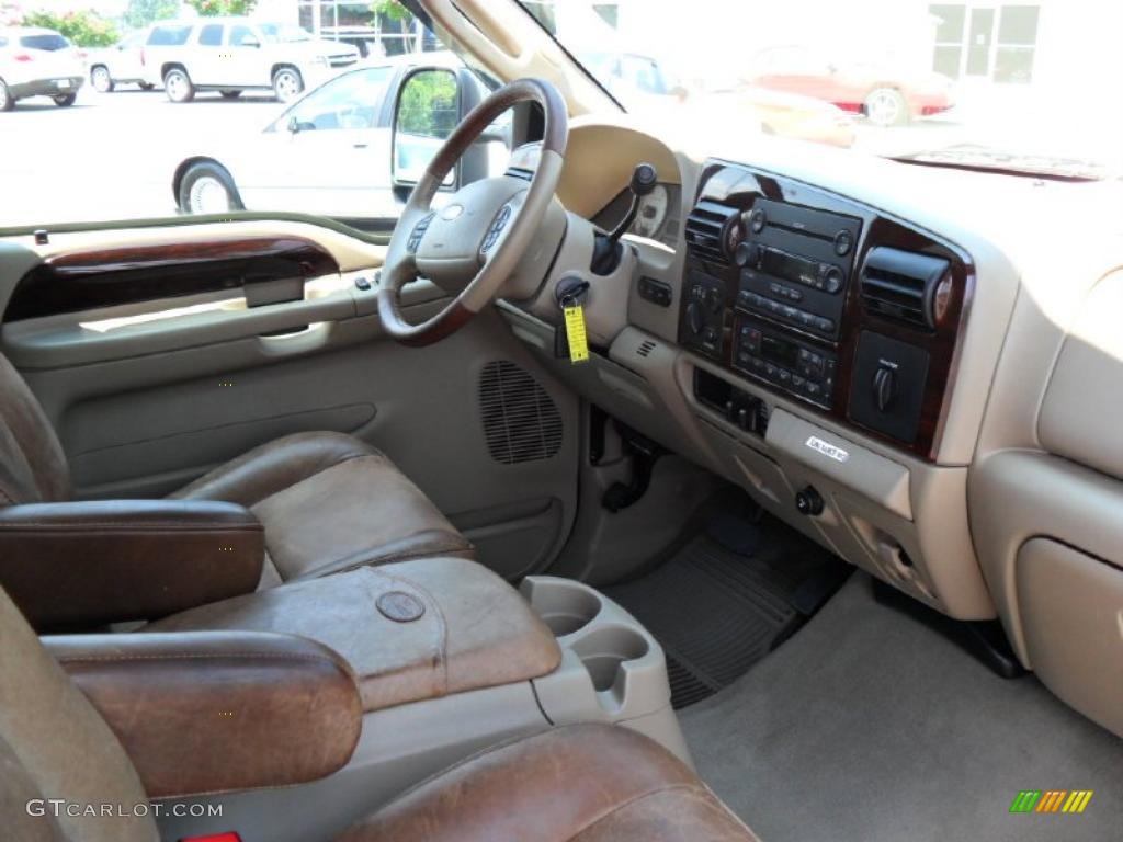 2007 F350 Super Duty King Ranch Crew Cab 4x4 Dually - Dark Copper Metallic / Castano Brown Leather photo #20