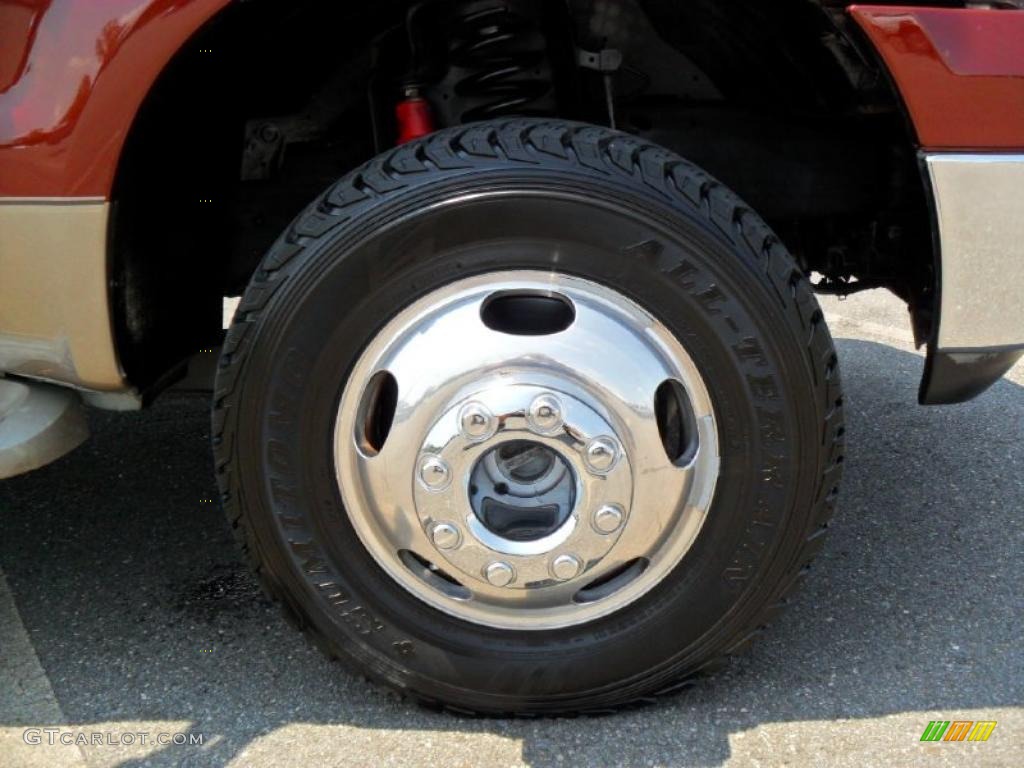 2007 F350 Super Duty King Ranch Crew Cab 4x4 Dually - Dark Copper Metallic / Castano Brown Leather photo #22