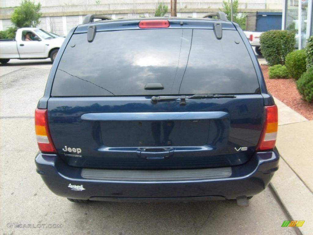 2004 Grand Cherokee Limited 4x4 - Midnight Blue Pearl / Taupe photo #4