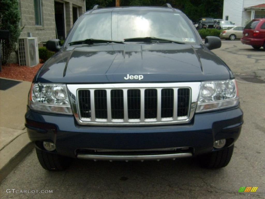 2004 Grand Cherokee Limited 4x4 - Midnight Blue Pearl / Taupe photo #7