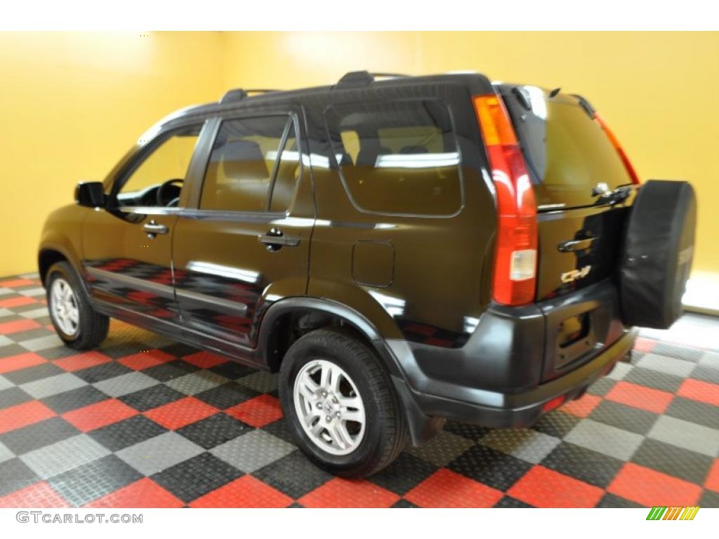 2002 CR-V EX 4WD - Nighthawk Black Pearl / Black photo #4