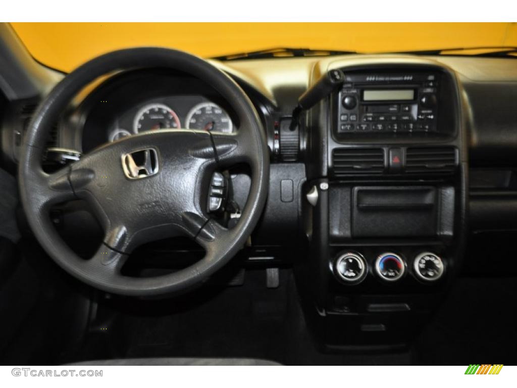 2002 CR-V EX 4WD - Nighthawk Black Pearl / Black photo #7