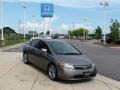 2008 Galaxy Gray Metallic Honda Civic Si Sedan  photo #2