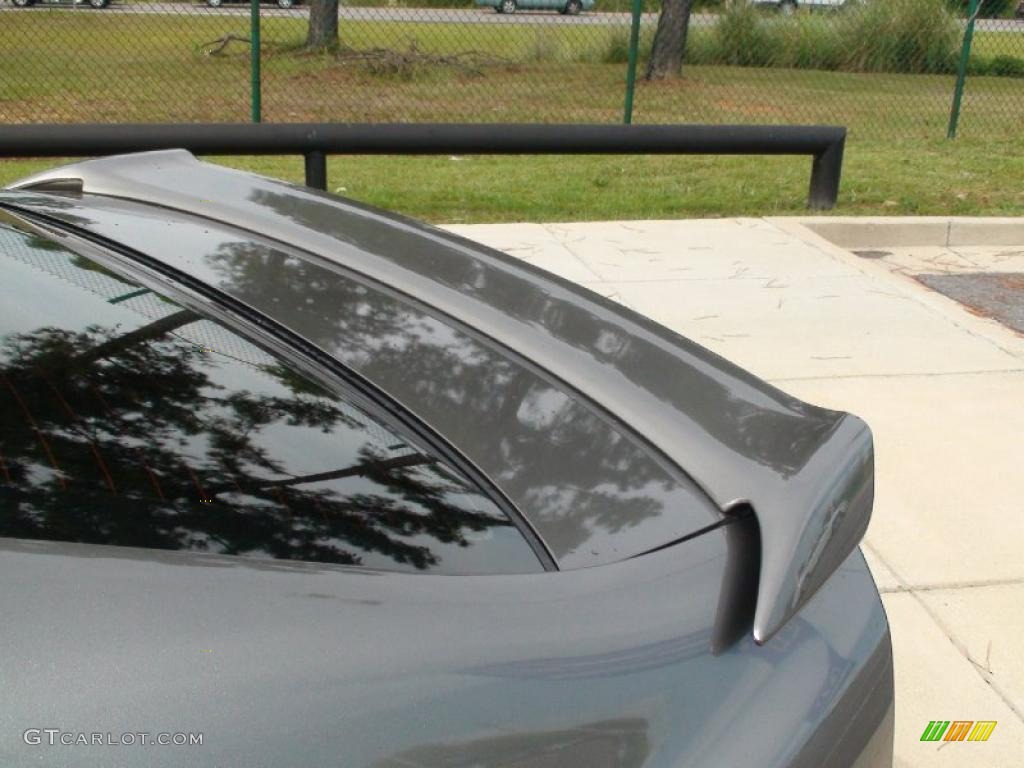 2008 Civic Si Sedan - Galaxy Gray Metallic / Black photo #17