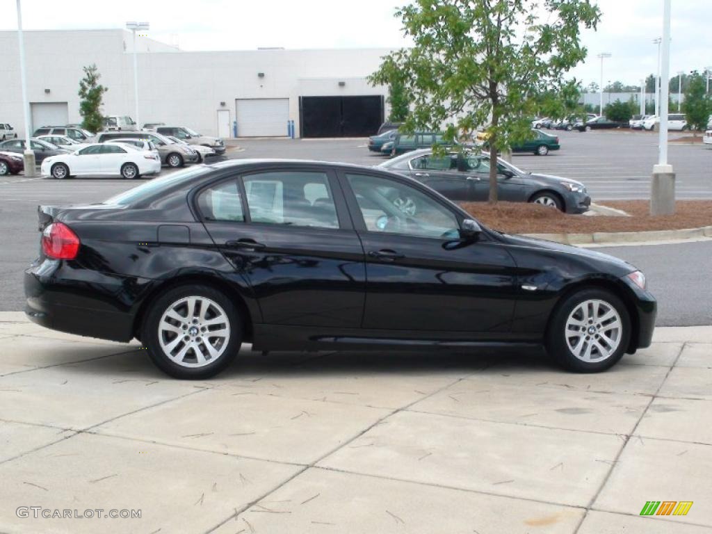 2007 3 Series 328i Sedan - Black Sapphire Metallic / Black photo #5