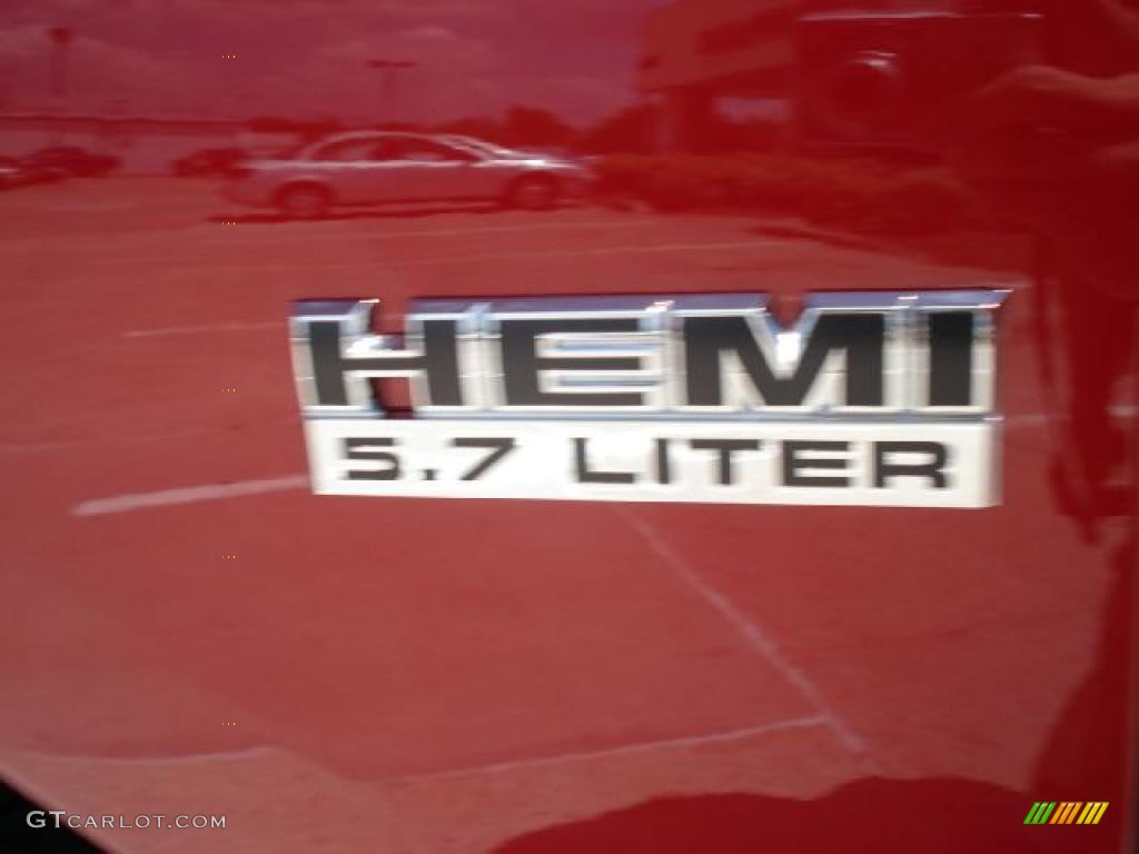 2010 Ram 1500 Big Horn Quad Cab - Inferno Red Crystal Pearl / Dark Slate/Medium Graystone photo #16