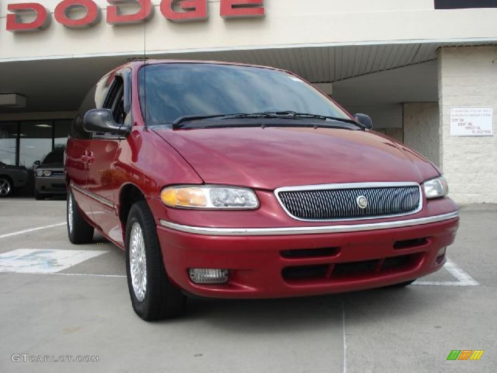 1997 Town & Country LX - Flame Red / Mist Gray photo #1