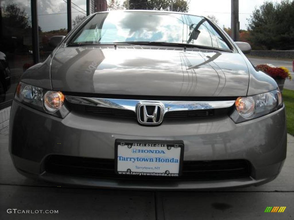 2008 Civic EX Sedan - Galaxy Gray Metallic / Gray photo #2