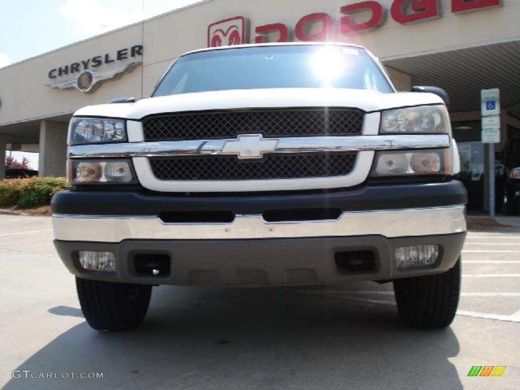 2003 Silverado 1500 LS Crew Cab 4x4 - Summit White / Medium Gray photo #6