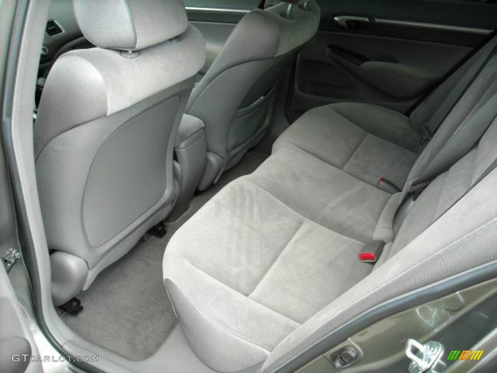 2008 Civic EX Sedan - Galaxy Gray Metallic / Gray photo #7