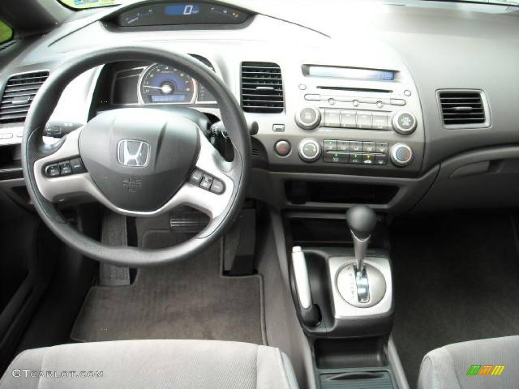 2008 Civic EX Sedan - Galaxy Gray Metallic / Gray photo #8