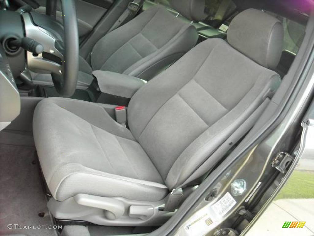 2008 Civic EX Sedan - Galaxy Gray Metallic / Gray photo #11