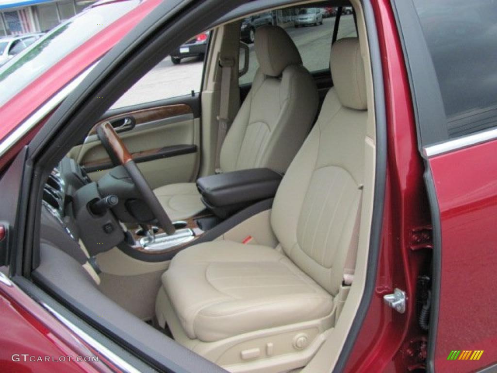 2010 Enclave CXL AWD - Red Jewel Tintcoat / Cashmere/Cocoa photo #6
