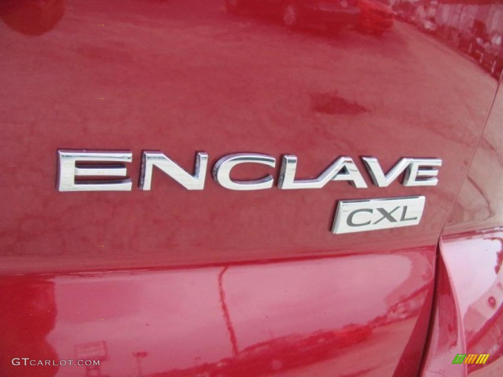 2010 Enclave CXL AWD - Red Jewel Tintcoat / Cashmere/Cocoa photo #11