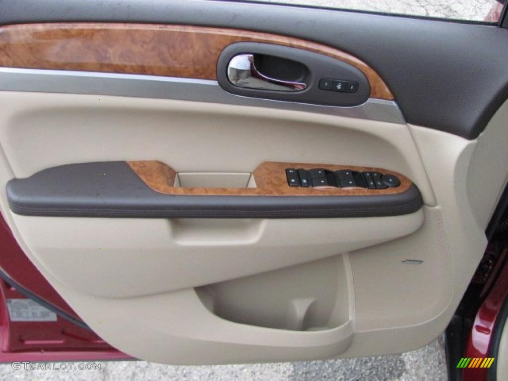 2010 Enclave CXL AWD - Red Jewel Tintcoat / Cashmere/Cocoa photo #17