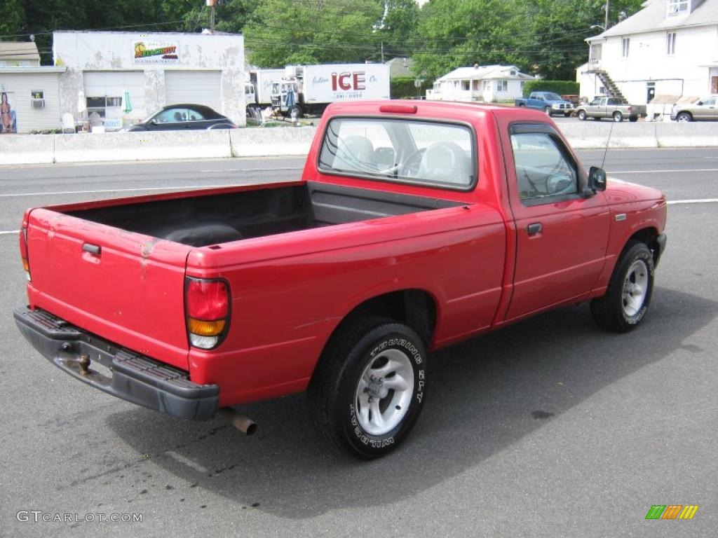 1997 B-Series Truck B2300 Regular Cab - Bright Red / Gray photo #3