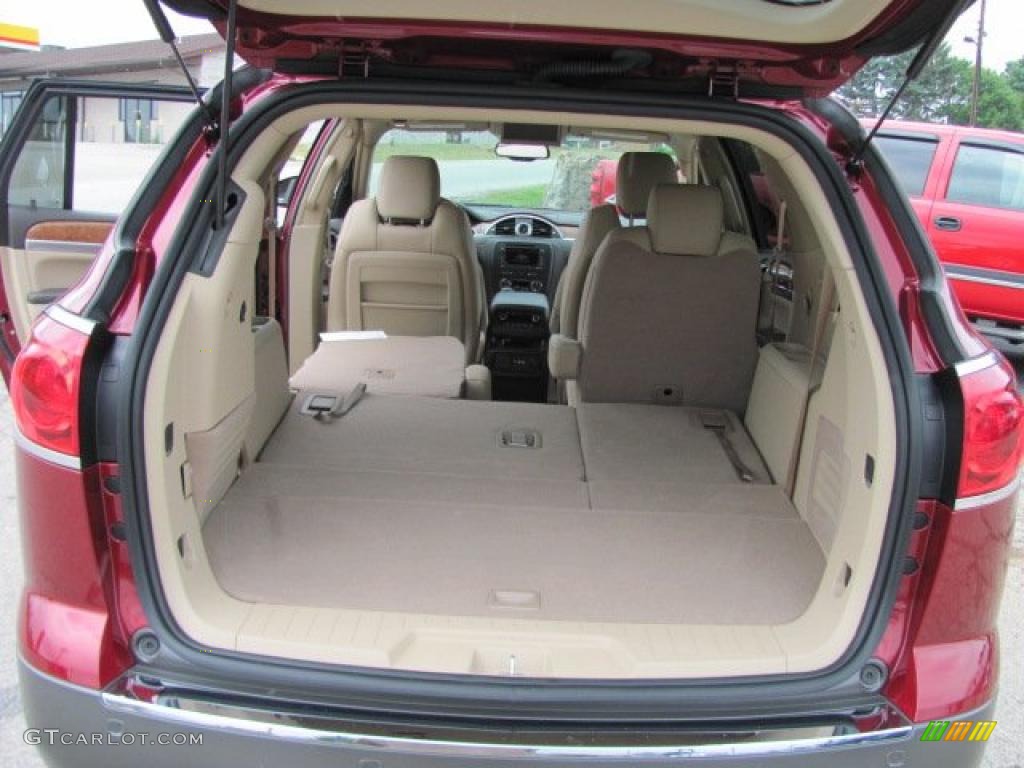 2010 Enclave CXL AWD - Red Jewel Tintcoat / Cashmere/Cocoa photo #36