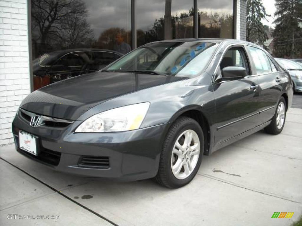 2006 Accord EX Sedan - Graphite Pearl / Gray photo #1