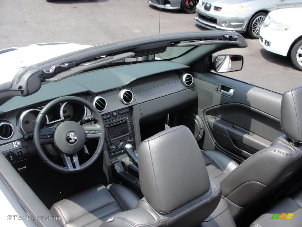 2007 Mustang Shelby GT500 Convertible - Performance White / Black Leather photo #10