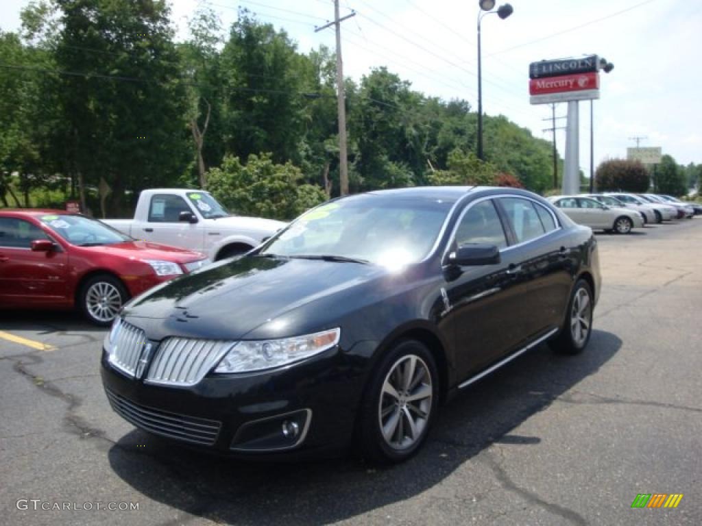 2009 MKS AWD Sedan - Tuxedo Black Metallic / Charcoal Black photo #1