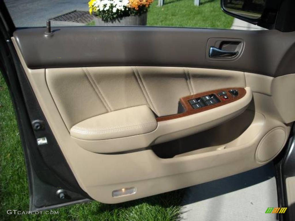 2006 Accord EX-L V6 Sedan - Carbon Bronze Pearl / Ivory photo #8