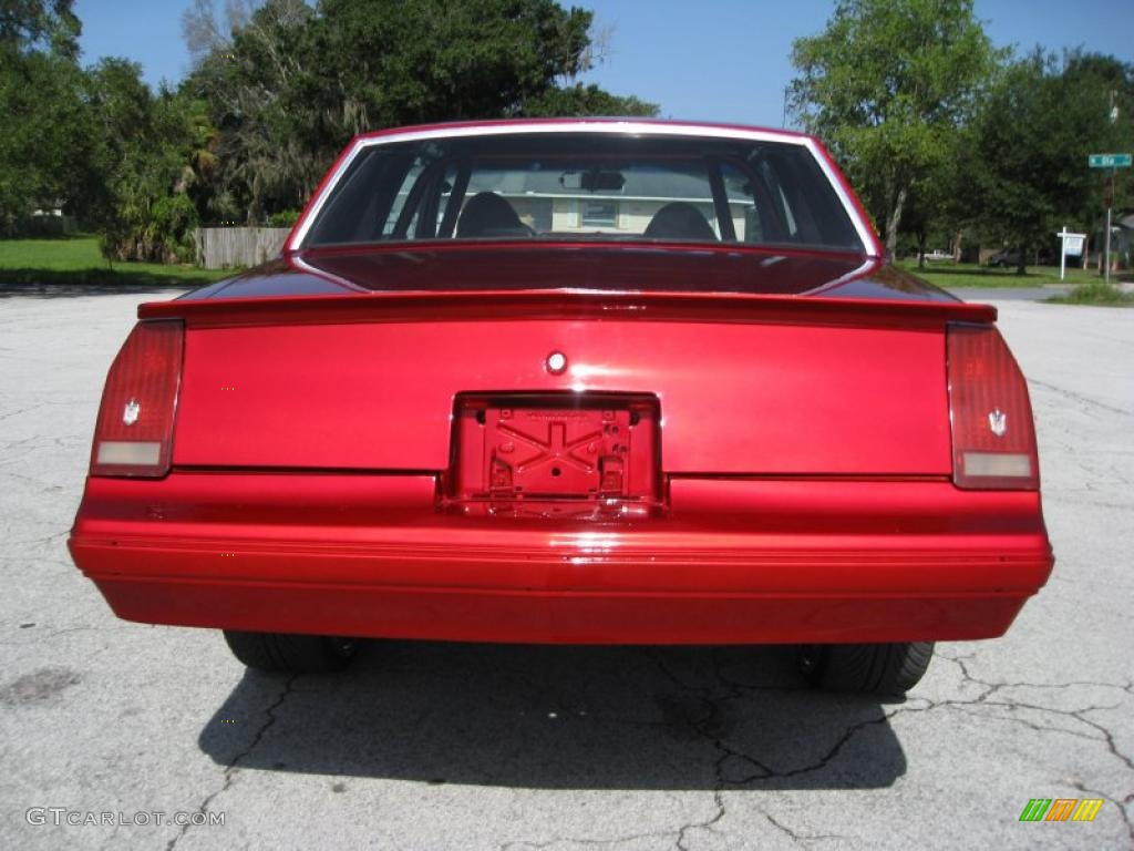 1987 Monte Carlo LS - Red Metallic / Maroon photo #13