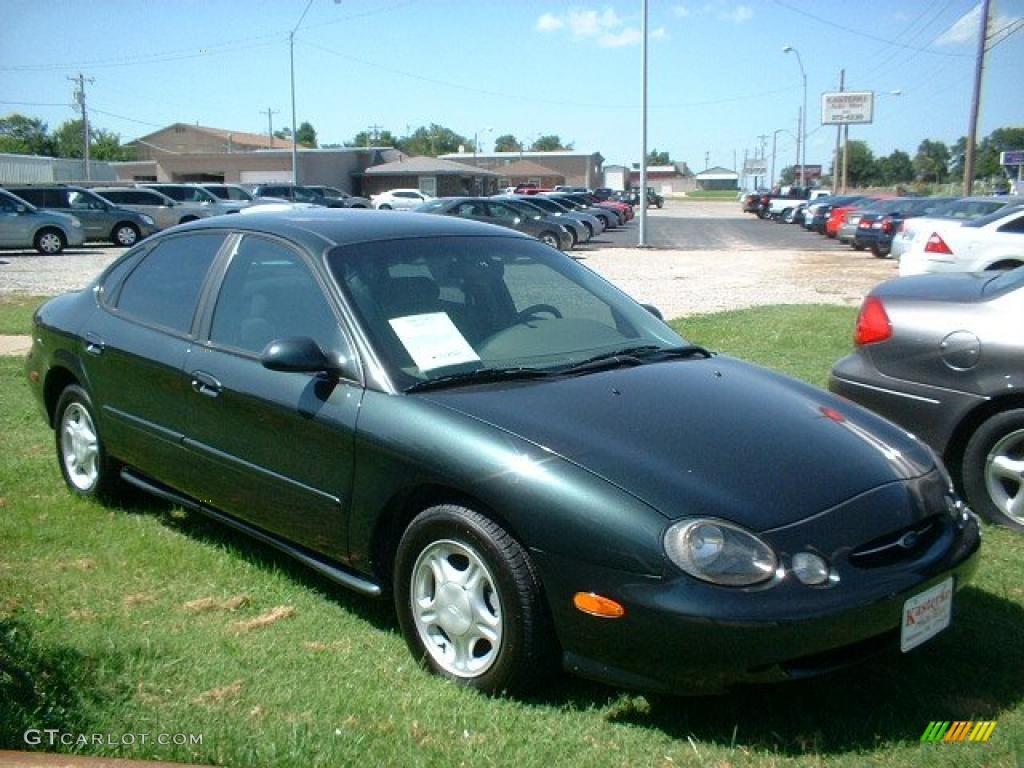 1998 Taurus SE - Dark Green Satin Metallic / Medium Graphite photo #3
