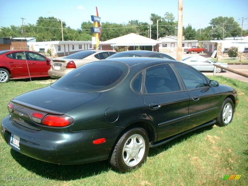 1998 Taurus SE - Dark Green Satin Metallic / Medium Graphite photo #4
